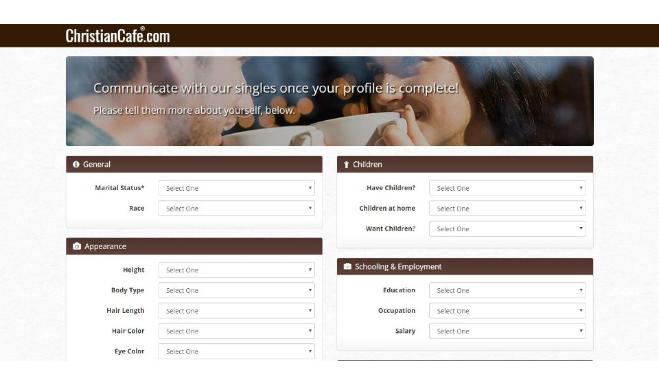 ChristianCafe.com – site for dating single Christians