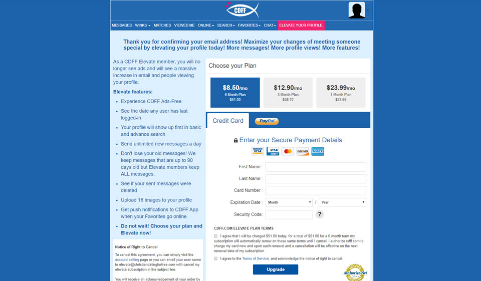 Christian Dating For Free Features