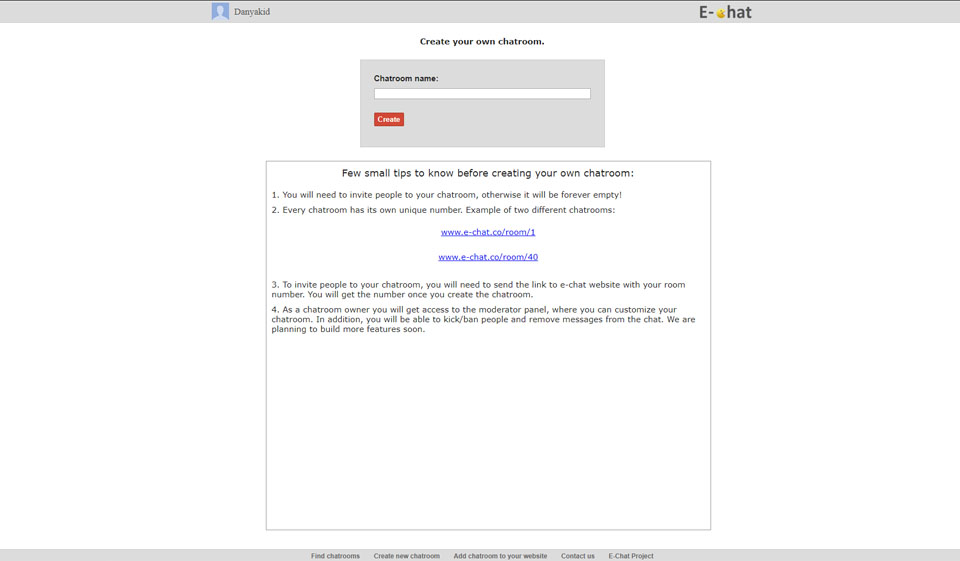E-Chat Websites & Apps