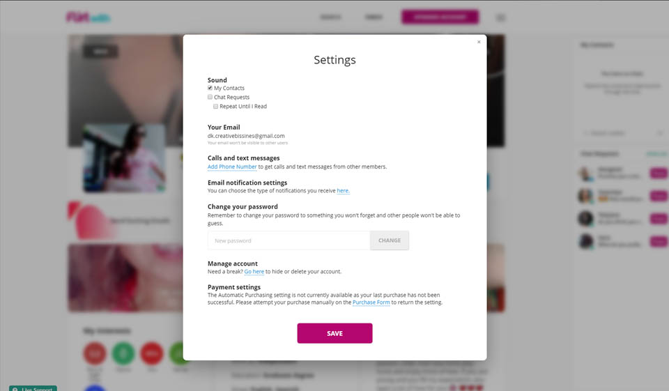 FlirtWith  Similar Website & Apps