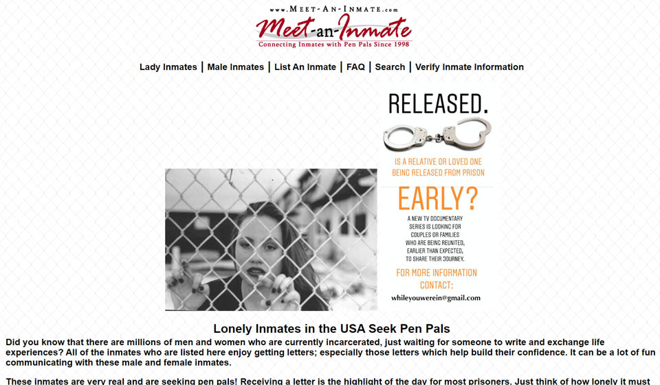 MEET AN INMATE REVIEW 2025 – PERFECT OR SCAM?