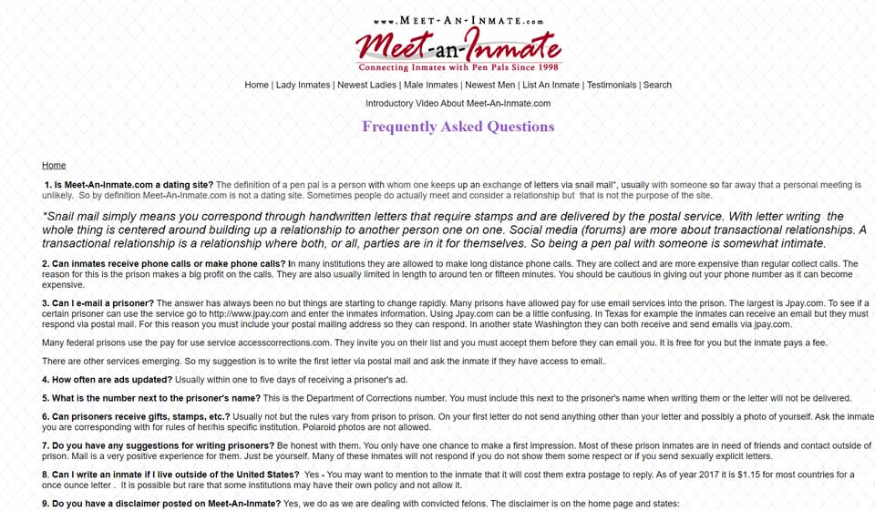 MEET-AN-INMATE REVIEW 2020 – PERFECT OR SCAM?