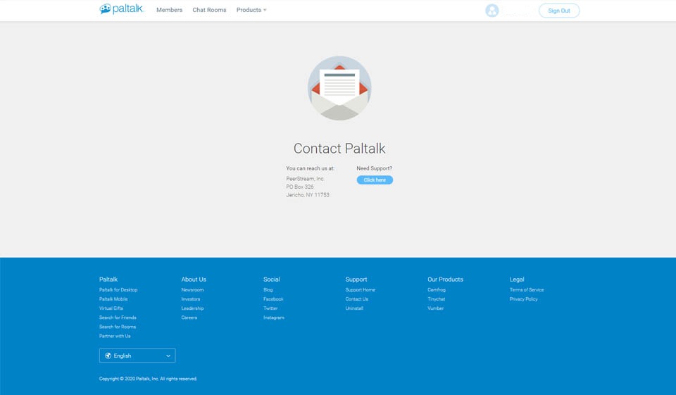 Paltalk Contact Information