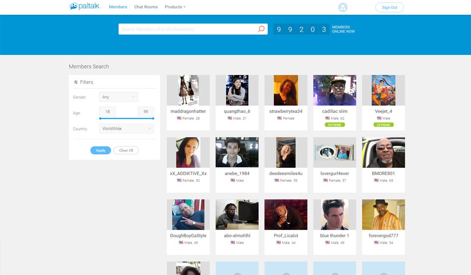 Paltalk Mobile Application