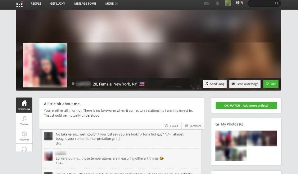 How to Block Someone on Tastebuds?