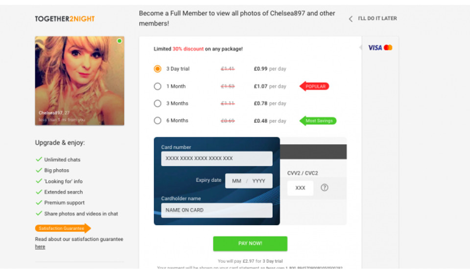 Together2Night Review 2020 – Perfect or Scam?