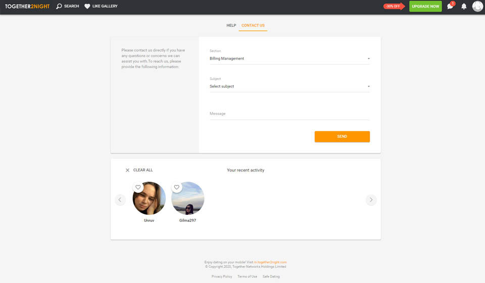 Together2Night Review 2020 – Perfect or Scam?