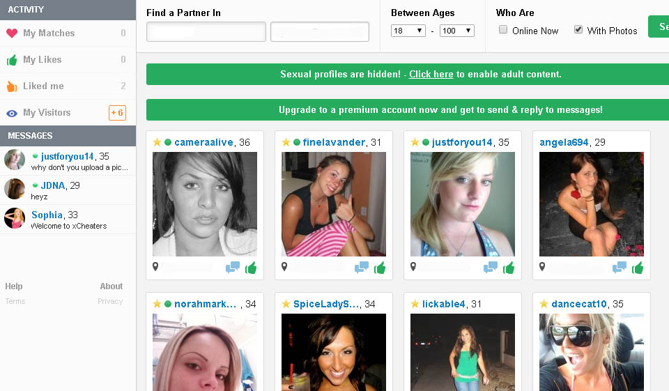 Qualità dei profili XCheaters