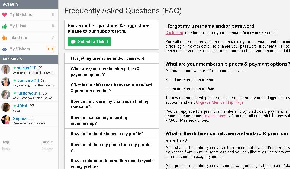Domande frequenti su XCheaters