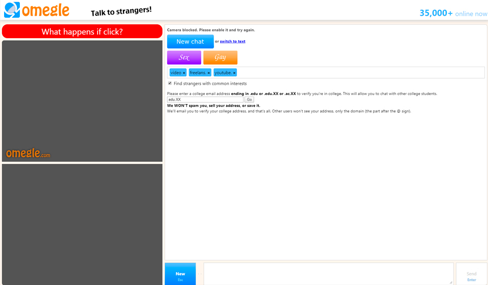 Omegle Profiles Quality