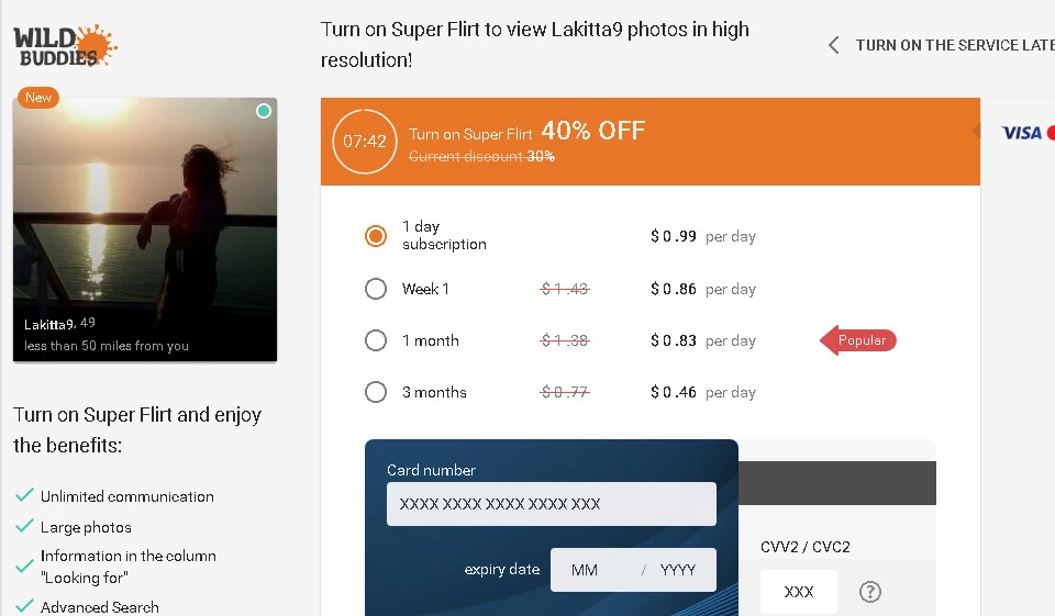 Membership Price and Payment Method