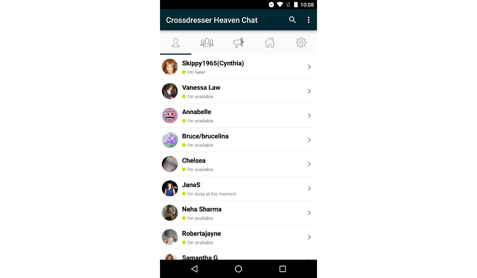 Alternative Crossdresser Heaven, siti web e app simili