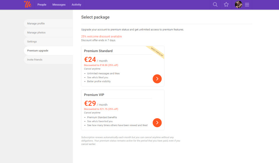 Users Profiles Quality